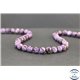 Perles en lépidolite de Russie - Rondes/8.5mm - Grade AA