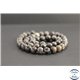 Perles en sodalite syénite des USA - Rondes/8.5mm - Grade A