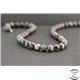 Perles en sodalite syénite des USA - Rondes/8.5mm - Grade A