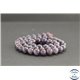 Perles en iolite sanguine d'Inde - Rondes/7.5mm - Grade AA