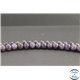 Perles en iolite sanguine d'Inde - Rondes/7.5mm - Grade AA