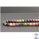 Perles en tourmaline pastèque du Brésil - Rondes/8.5mm - Grade AA