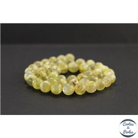 Perles en muscovite dorée du Brésil - Rondes/8.5mm - Grade AA