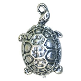 Apprêts Pampilles qualité premium - Tortue/33 mm - Argenté