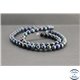 Perles en azurite d'Afrique du Sud - Rondes/6mm - Grade AA