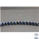 Perles en azurite d'Afrique du Sud - Rondes/6mm - Grade AA