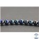 Perles en azurite d'Afrique du Sud - Rondes/6mm - Grade AA