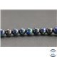 Perles en azurite d'Afrique du Sud - Rondes/6mm - Grade AA