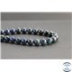 Perles en azurite d'Afrique du Sud - Rondes/8mm - Grade AA