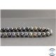 Perles en pietersite bleue de Namibie - Rondes/8mm - Grade A