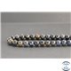 Perles en pietersite bleue de Namibie - Rondes/8mm - Grade A