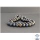 Perles en pietersite bleue de Namibie - Rondes/8mm - Grade A