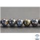 Perles en pietersite bleue de Namibie - Rondes/8mm - Grade A