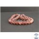 Perles en quartz fraise de Madagascar - Rondes/8.5mm - Grade AA