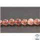 Perles en quartz fraise de Madagascar - Rondes/8.5mm - Grade AA