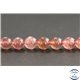 Perles en quartz fraise de Madagascar - Rondes/8.5mm - Grade AA