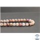 Perles en spinelle rose du Sri Lanka - Rondes/6.5mm - Grade A+