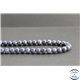 Perles en saphir de Birmanie - Rondes/6.5mm - Grade A