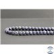 Perles en saphir de Birmanie - Rondes/6.5mm - Grade A
