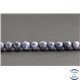 Perles en saphir de Birmanie - Rondes/6.5mm - Grade A