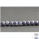 Perles en saphir de Birmanie - Rondes/6.5mm - Grade A