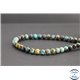 Perles en turquoise AnHui de Chine - Rondes/6mm - Grade AB+