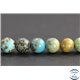 Perles en turquoise AnHui de Chine - Rondes/8mm - Grade AB+