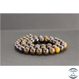 Perles en opale boulder d'Australie - Rondes/8mm - Grade A