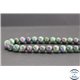 Perles en rubis sur zoïsite du Brésil - Rondes/7.5mm - Grade A+