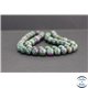 Perles en rubis sur zoïsite du Brésil - Rondes/7.5mm - Grade A+