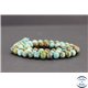 Perles en turquoise du Pérou - Rondes/6mm - Grade AB+