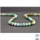 Perles en turquoise du Pérou - Rondes/6mm - Grade AB+