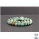 Perles en turquoise du Pérou - Rondes/8mm - Grade AB+