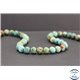 Perles en turquoise du Pérou - Rondes/8mm - Grade AB+
