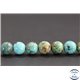 Perles en turquoise du Pérou - Rondes/8mm - Grade AB+