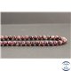 Perles en rubellite (tourmaline rouge sang) du Brésil - Rondes/6.5mm - Grade AA