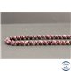 Perles en rubellite (tourmaline rouge sang) du Brésil - Rondes/6.5mm - Grade AA