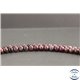 Perles en rubellite (tourmaline rouge sang) du Brésil - Rondes/6.5mm - Grade AA