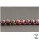 Perles en rubellite (tourmaline rouge sang) du Brésil - Rondes/6.5mm - Grade AA