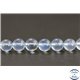 Perles en aigue-marine du Brésil - Rondes/7.5mm - Grade A+