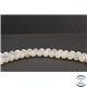 Perles en pierre de lune opalescente (microcline) de Madagascar - Rondes/8mm - Grade AB+