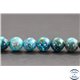 Perles en chrysocolle d'Afrique du Sud - Rondes/8mm - Grade AA