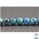 Perles en chrysocolle d'Afrique du Sud - Rondes/8mm - Grade AA