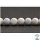 Perles en calcite bleue de Madagascar - Rondes/10mm - Grade A