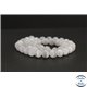 Perles en calcite blanche du Brésil - Rondes/8.5mm - Grade A