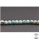 Perles en turquoise HuBei de Chine - Rondes/5mm - Grade AB