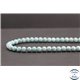 Perles en larimar de République Dominicaine - Rondes/5.5mm - Grade AB+