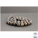 Perles en pietersite bleue de Namibie - Rondes/9mm - Grade A