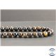 Perles en pietersite bleue de Namibie - Rondes/9mm - Grade A