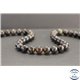 Perles en pietersite bleue de Namibie - Rondes/9mm - Grade A